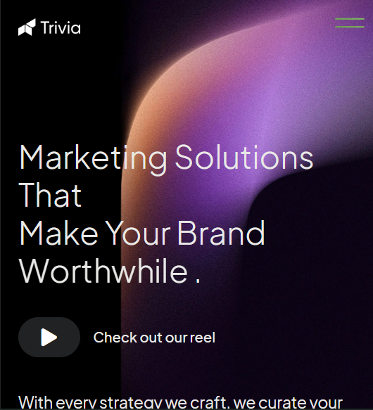Trivia Landing Page